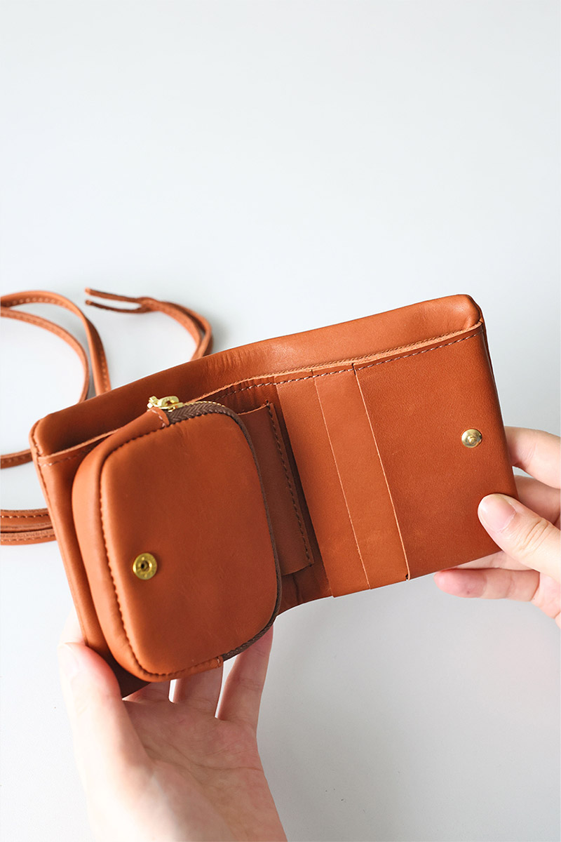 タイドウェイ 3年保証＋プレゼント付 TIDEWAY タイドウェイ NUTS WALLET SHOULDER T3148の画像