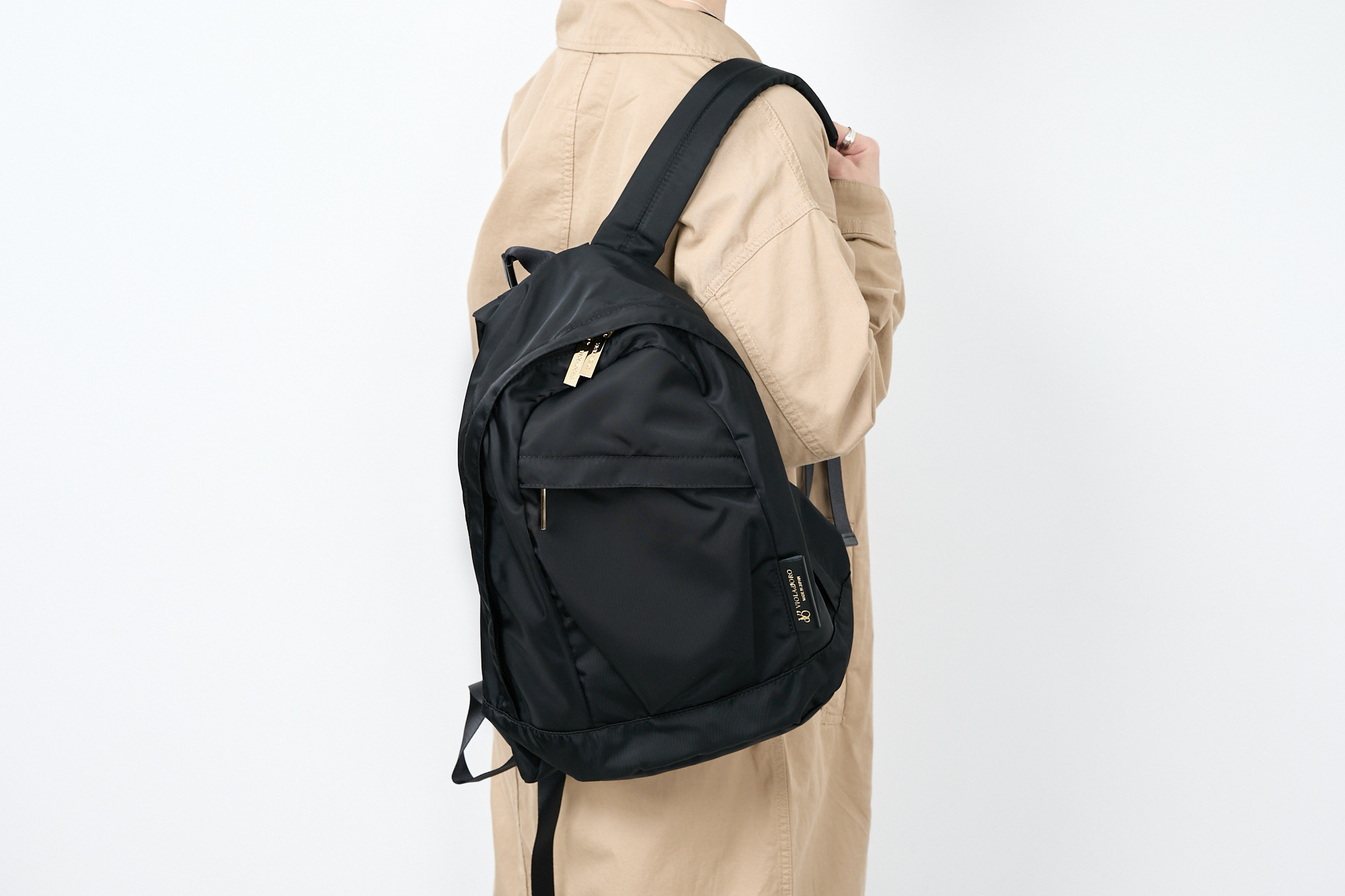 【極美品】ヴィオラドーロ ジーノ ナイロンバックパック V-2134 リュック VIOLAd'ORO /ヴィオラドーロ 公式サイト / GINO / V-2134