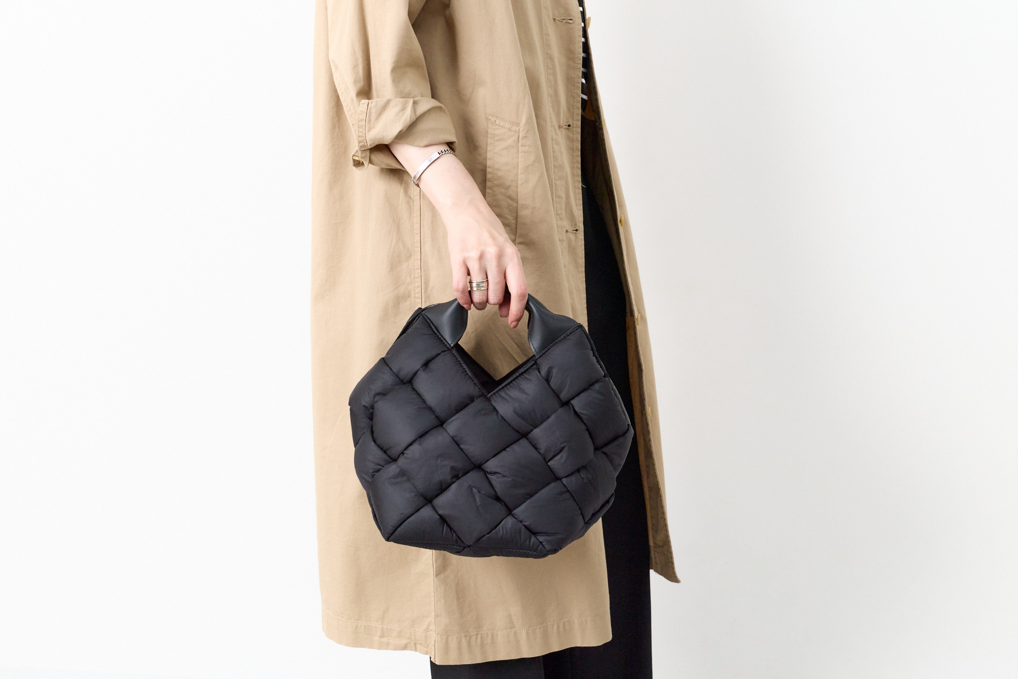 VIOLAd'ORO (ヴィオラドーロ) ELMO エルモハンドバッグ VIOLAd'ORO（ヴィオラドーロ） 【ブランドポーチ付】 ELMO エルモ