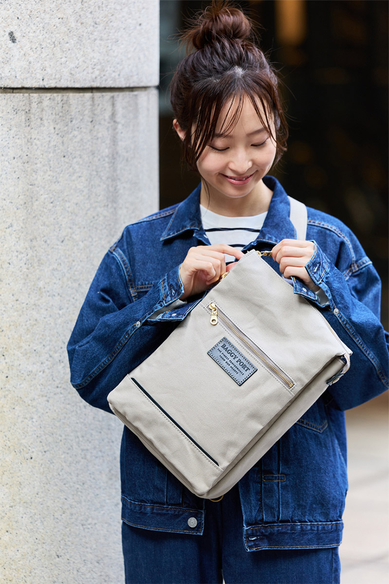 バギーポート 3年保証付 BAGGY PORT バギーポート 10号高密度帆布 BLACK ブラック 2WAY ミニリュック YNM-426_24