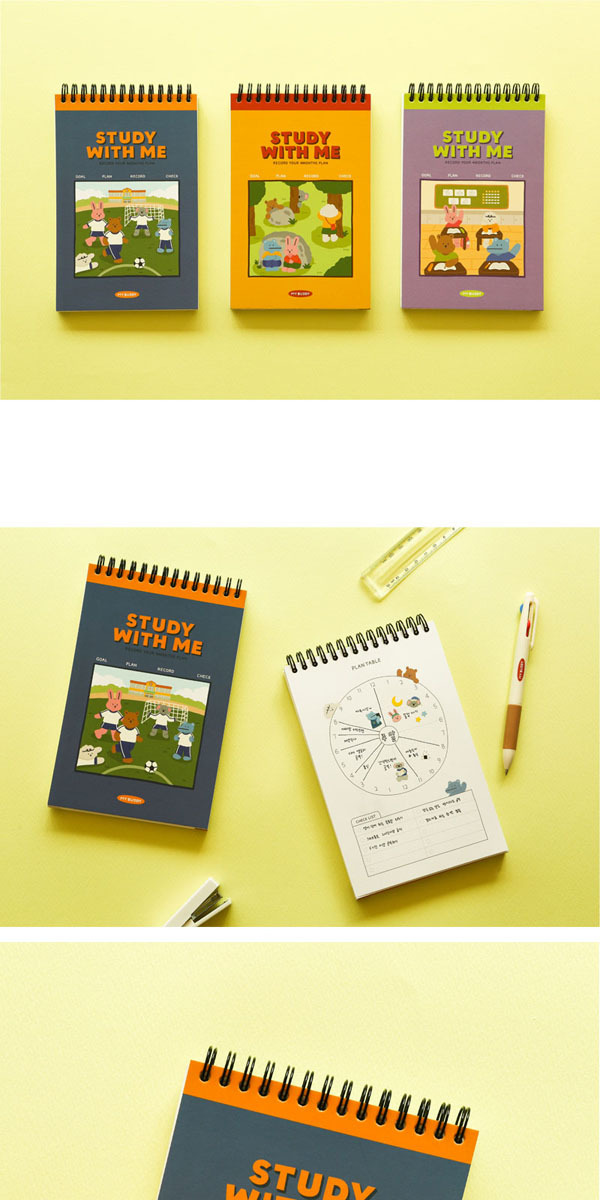 韓国雑貨 My Buddy Planner Study かわいい スケジュール帳 可愛い 韓国文房具 最大73 Offクーポン Buddy