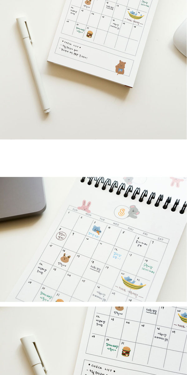 祝日 韓国雑貨 My Buddy Study Planner スケジュール帳 韓国文房具 可愛い かわいい Materialworldblog Com