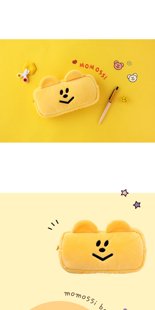 韓国雑貨 =momossi= モコモコくまさんのペンケース｜かわいい｜お土産