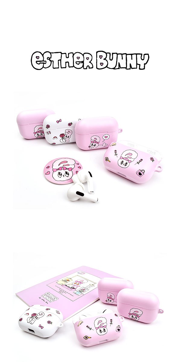 爆売りセール開催中！】 韓国esther bunny airpods pro 2ヘッドフォン