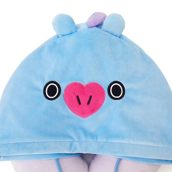 BT21公式グッズ＝ バンタン BTS フード付きネックピロー(携帯用ネック