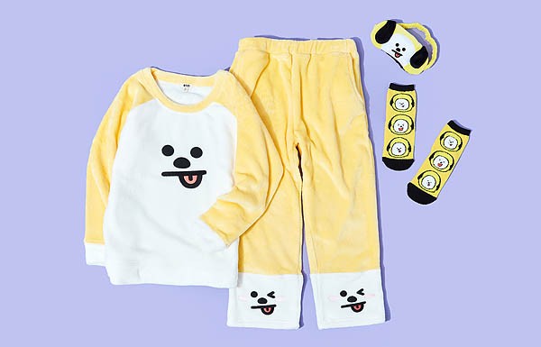 BT21公式グッズ＝［バンタン］［BTS］あったかモコモコ パジャマ