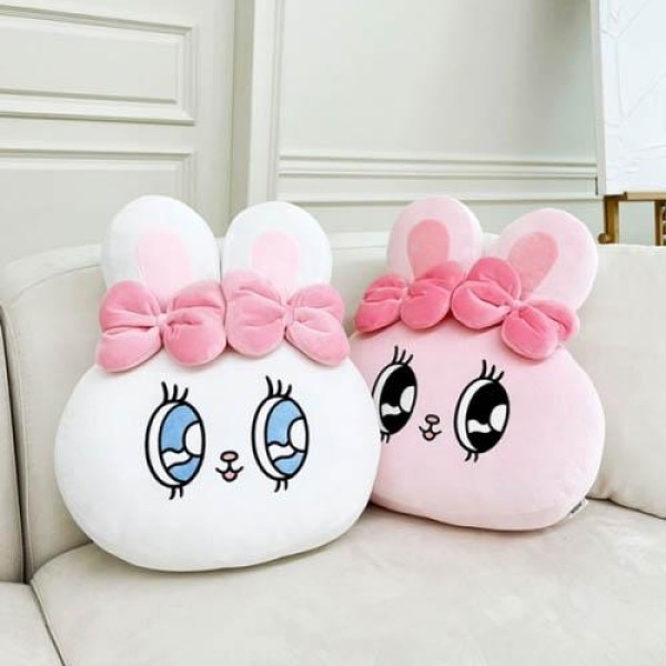 韓国雑貨 =esther bunny= エスターバニーのフェイス型クッション｜かわいい｜［エスターバニー］