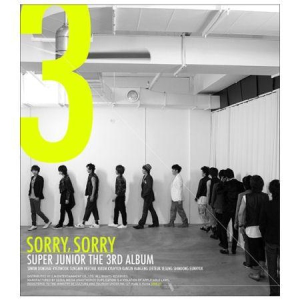 SUPER JUNIOR / Sorry, Sorry(3集 A Version)｜韓国 K-POP CD｜SMCD179