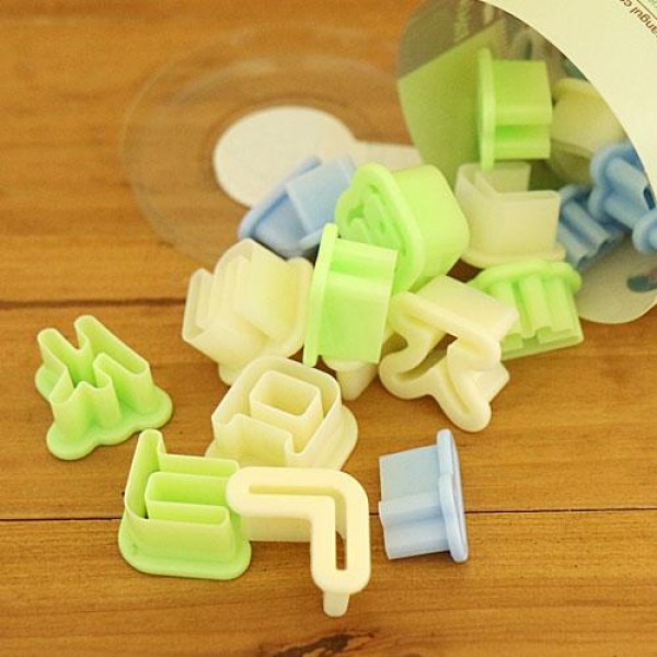 韓国雑貨 プラスチックハングルクッキーカッター27種セット｜文房具｜かわいい｜お土産｜TBT778965