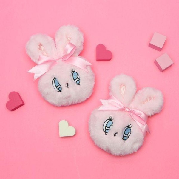 韓国雑貨 =ESTHER LOVES YOU= ハイパーガーリーなふわふわポーチ［エスターバニー］｜かわいい｜お土産｜