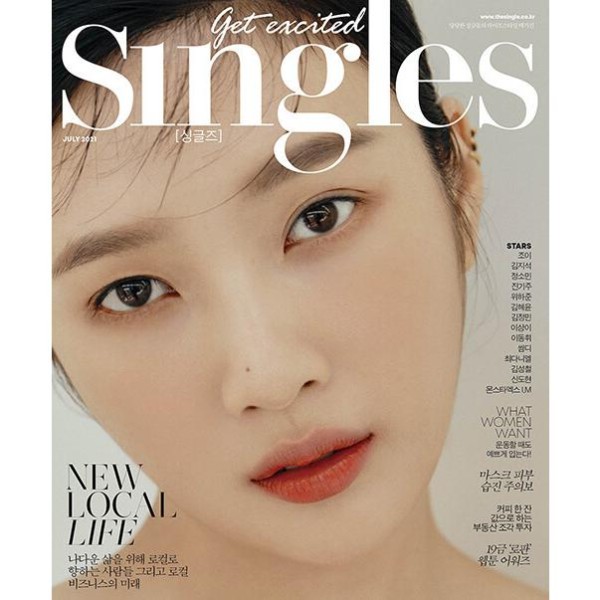 SINGLES(韓国雑誌) / 2021年7月号(Ａタイプ 表紙：JOY)｜韓国語｜シングルス｜