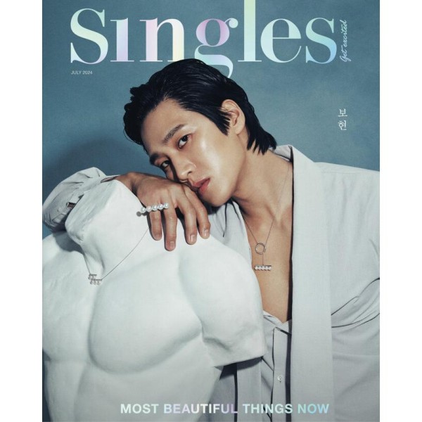 SINGLES(韓国雑誌) / 2024年7月号(Ａタイプ 表紙：アン・ボヒョン)｜韓国語｜シングルス｜