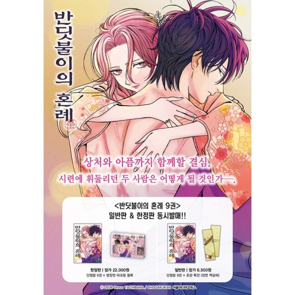 (漫画：マンガ)(特典付き限定版) ホタルの嫁入り 第9巻 (数量限定：両面ブックマーク / 名場面アクリルブロック )(韓国語版)｜韓国漫画｜
