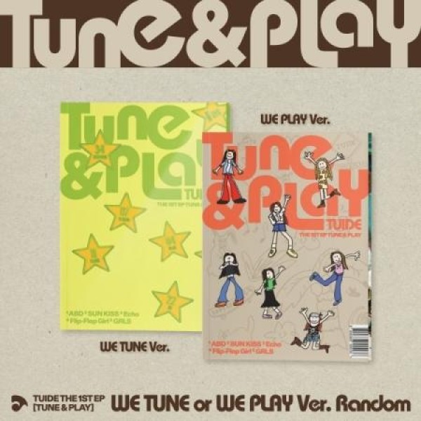 TUIDE / TUNE & PLAY (1ST EP) (２種から１種ランダム発送)｜韓国 K-POP CD｜(予約販売 8/24以降発送予定)