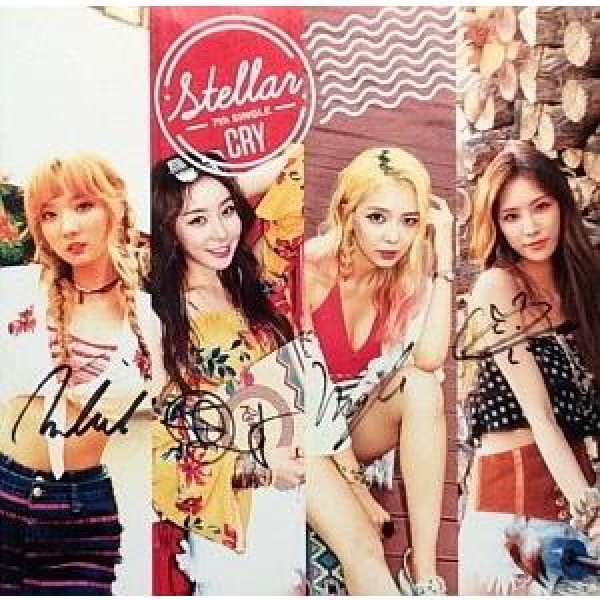 STELLAR / ［プロモ用CD］CRY (直筆サインCD ジャケットに若干皺、ヨレがあります)｜韓国 K-POP CD｜
