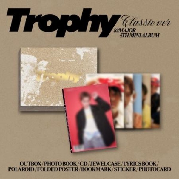 82MAJOR Trophy 韓国 対面 限定 トレカ セット BEATROAD 82MAJOR / TROPHY CLASSIC VER.｜韓国 K-POP CD｜ : 創業23周年 韓国