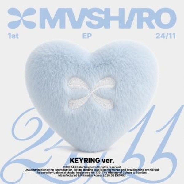 MASHIRO / 24/11 (1ST EP) (KEYRING VER.)｜CDではありません｜(予約販売 8/19以降発送予定)