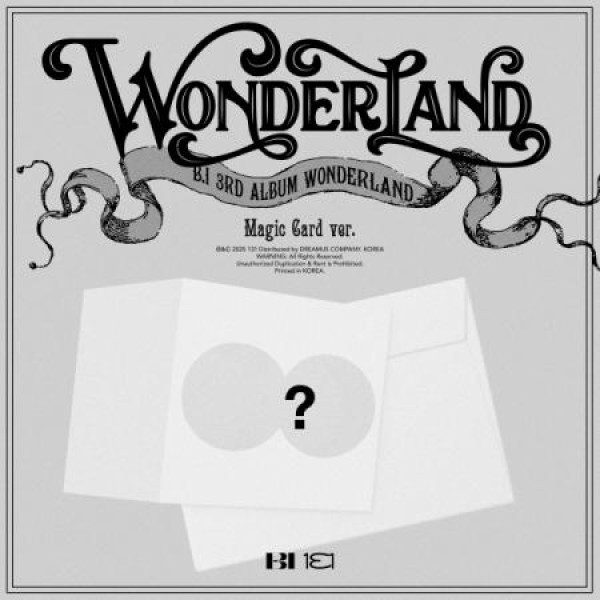 B.I / WONDERLAND MAGIC CARD VER.｜韓国 K-POP CD｜