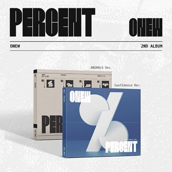 オニュ(ONEW)(SHINEE) / PERCENT DIGIPACK VER.(２種から１種ランダム発送)｜韓国 K-POP CD｜