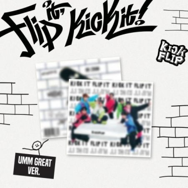 KICKFLIP / FLIP IT, KICK IT! (UMM GREAT VER.) DIGIPACK｜韓国 K-POP CD｜