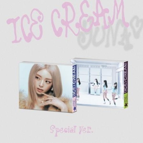 YUNA (ITZY) / ICE CREAM (1ST ミニアルバム) SPECIAL VER. (２種から１種ランダム発送)｜韓国 K-POP CD｜