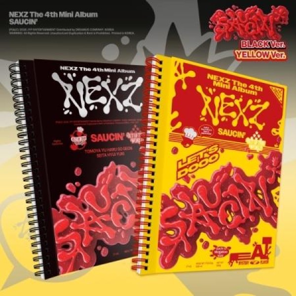NEXZ / SAUCIN’ (4TH ミニアルバム) (２種から１種ランダム発送)｜韓国 K-POP CD｜(予約販売 8/24以降発送予定)