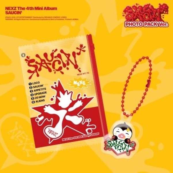 NEXZ / SAUCIN’ (4TH ミニアルバム) PHOTO PACK VER.｜CDではありません｜(予約販売 8/24以降発送予定)