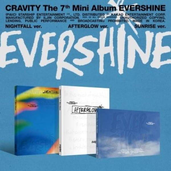 CRAVITY / EVERSHINE (３種から１種ランダム発送)｜韓国 K-POP CD｜