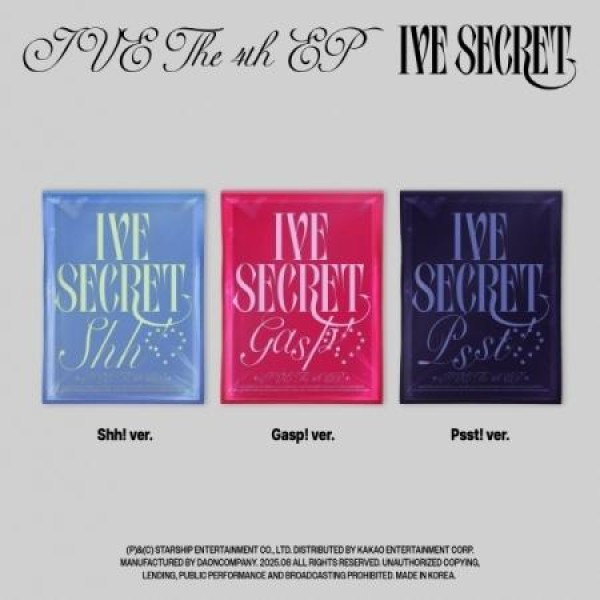 IVE / IVE SECRET (３種から１種ランダム発送)｜韓国 K-POP CD｜