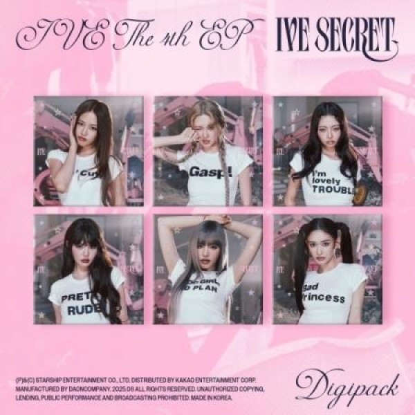 IVE / IVE SECRET DIGIPACK VER.(６種から１種ランダム発送)｜韓国 K-POP CD｜