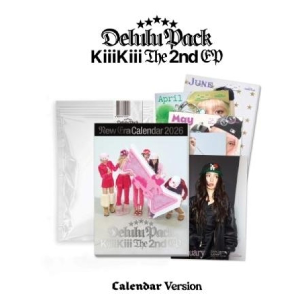 KiiiKiii / DELULU PACK CALENDAR VER.｜韓国 K-POP CD｜