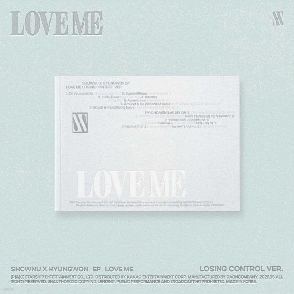 SHOWNU X HYUNGWON (MONSTA X) / LOVE ME (EP) (LOSING CONTROL VER.)｜韓国 K-POP CD｜