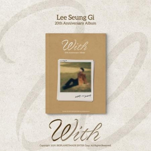 イ・スンギ(LEE SEUNGGI) / WITH(デビュー20周年記念アルバム)｜韓国 K-POP CD｜