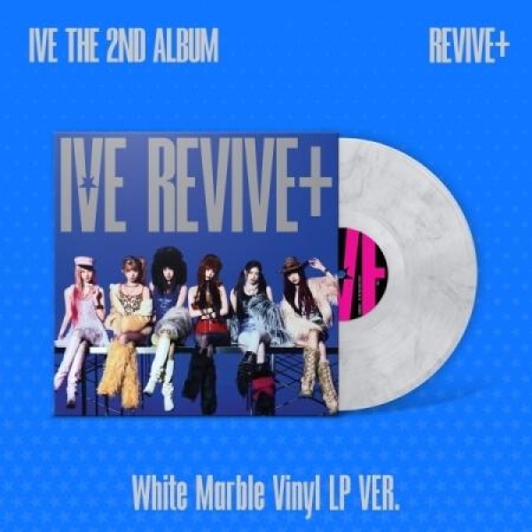IVE / REVIVE+ (2集) (WHITE MARBLE VINYL LP VER.) (LPレコード盤) (予約販売 9/30以降発送予定)