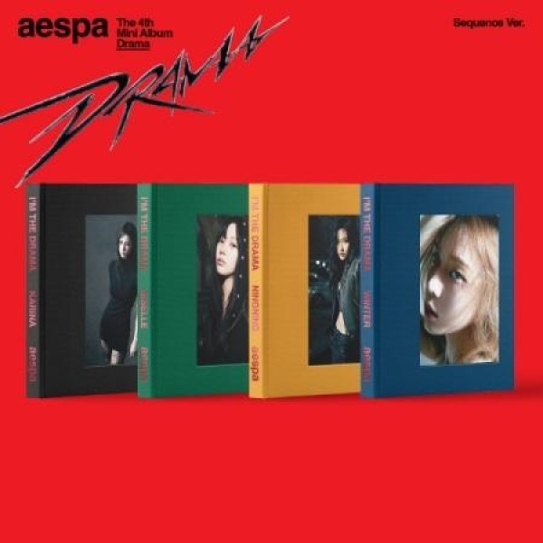 AESPA / DRAMA Sequence VER.(４種から１種ランダム発送)｜韓国 K-POP CD｜