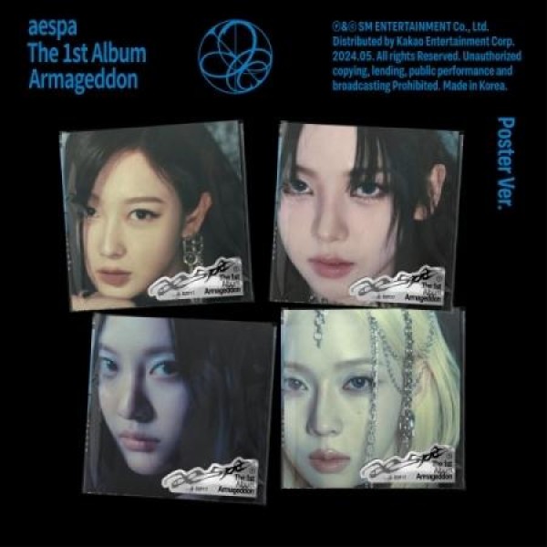 AESPA / ARMAGEDDON POSTER VER.(４種から１種ランダム発送)｜韓国 K-POP CD｜