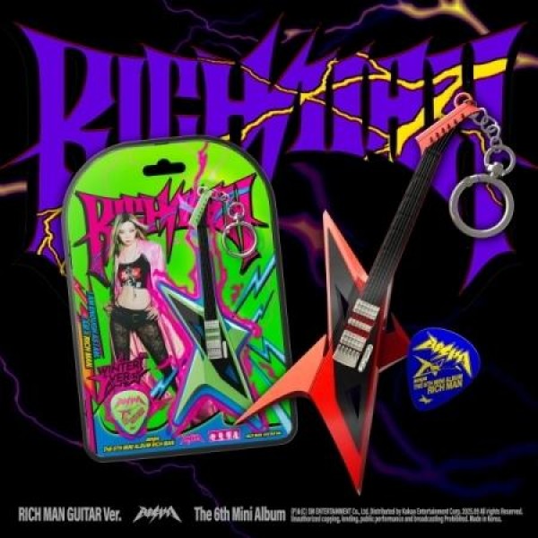 AESPA / RICH MAN RICH MAN GUITAR VER.(スマートアルバム)(４種から１種ランダム発送)｜CDではありません｜