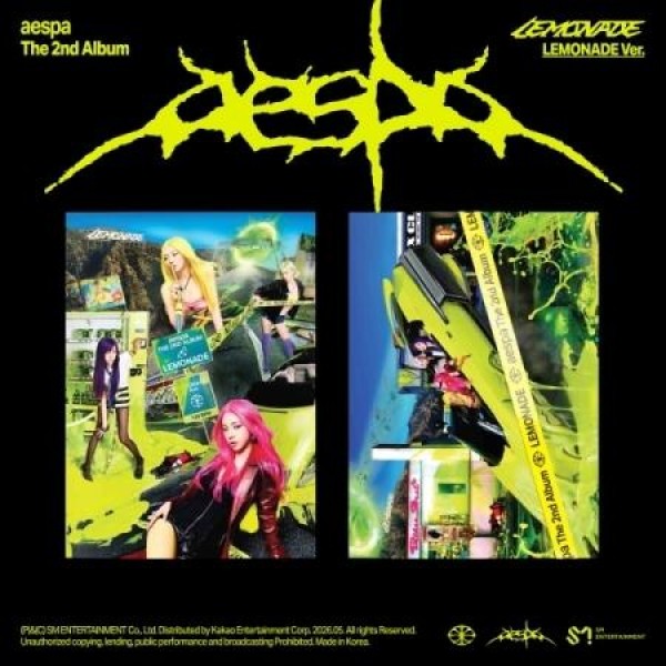 AESPA / LEMONADE (2集) LEMONADE VER. (２種から１種ランダム発送)｜韓国 K-POP CD｜