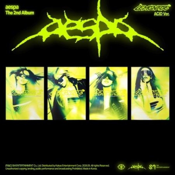 AESPA / LEMONADE (2集) ACID VER. (４種から１種ランダム発送)｜韓国 K-POP CD｜