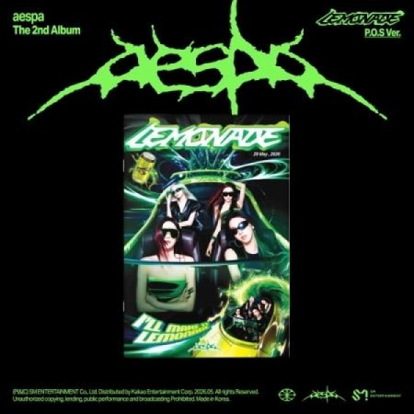 AESPA / LEMONADE (2集) P.O.S VER.｜韓国 K-POP CD｜