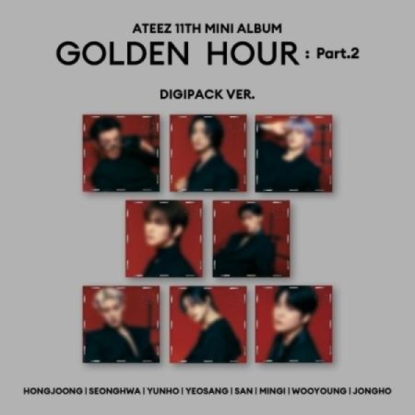 ATEEZ / GOLDEN HOUR PART.2 DIGIPACK VER.(８種から１種ランダム発送)｜韓国 K-POP CD｜