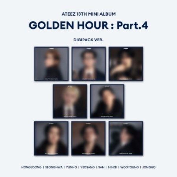 ATEEZ / GOLDEN HOUR : PART.4(DIGIPACK VER.)(８種から１種ランダム発送)｜韓国 K-POP CD｜
