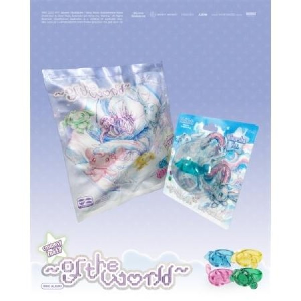 COSMOSY / 〜 OF THE WORLD (2ND EP) RING ALBUM (限定版) (４種から１種ランダム発送)｜CDではありません｜