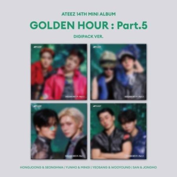 ATEEZ / GOLDEN HOUR : PART.5 (DIGIPACK UNIT VER.) (４種から１種ランダム発送)｜韓国 K-POP CD｜