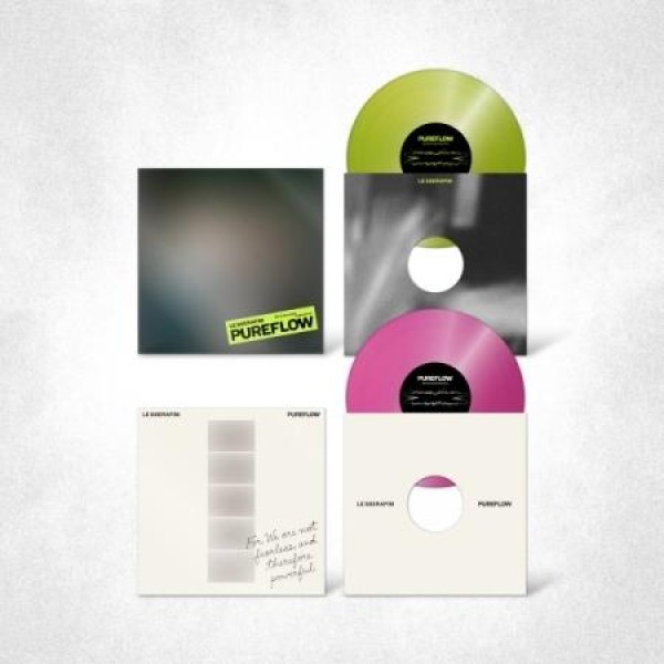LE SSERAFIM / PUREFLOW (2集) PT.1 (２種から１種ランダム発送) (LPレコード盤)