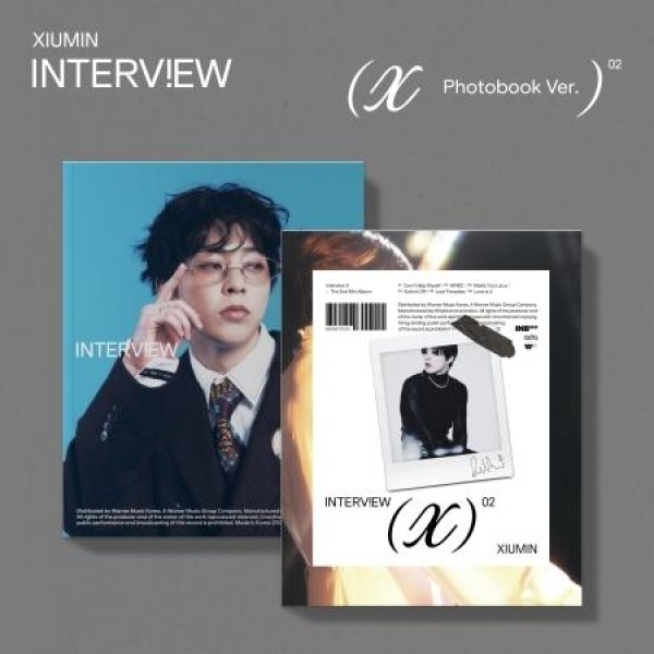 シウミン(XIUMIN)(EXO) / INTERVIEW X(PHOTOBOOK VER.)(２種から１種ランダム発送)｜韓国 K-POP CD｜