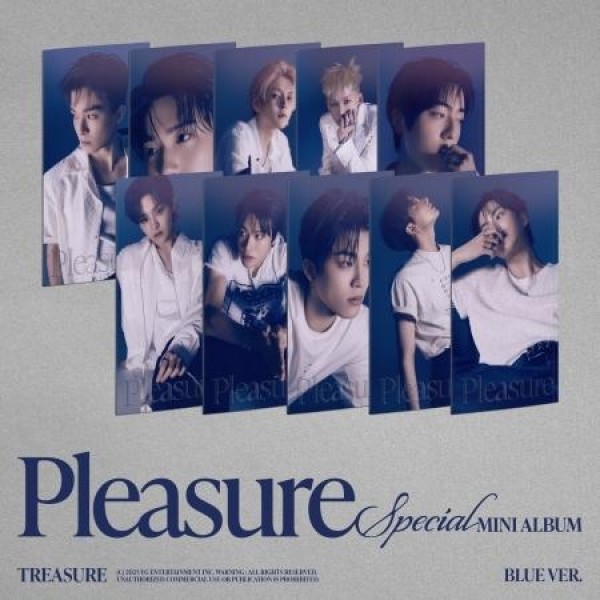 TREASURE / PLEASURE(スペシャルミニアルバム) BLUE VER.(YOSHI VER.)｜韓国 K-POP CD｜