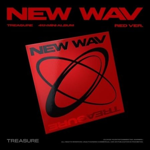 TREASURE / NEW WAV (4TH ミニアルバム) RED VER.｜韓国 K-POP CD｜