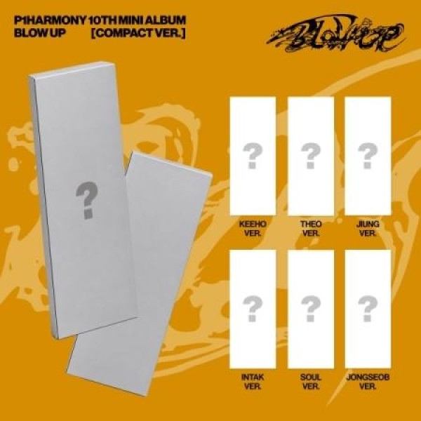 P1Harmony / BLOW UP (10TH ミニアルバム) (COMPACT VER.) (ミニCD) (６種から１種ランダム発送)｜韓国 K-POP CD｜(予約販売 11/6以降発送予定)