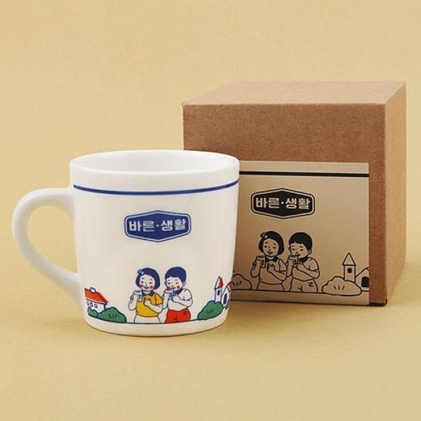 韓国雑貨 どこか懐かしい 韓国レトロなマグカップ ≪ver.2≫｜文房具｜かわいい｜お土産｜［ハングル］［オシャレ］
